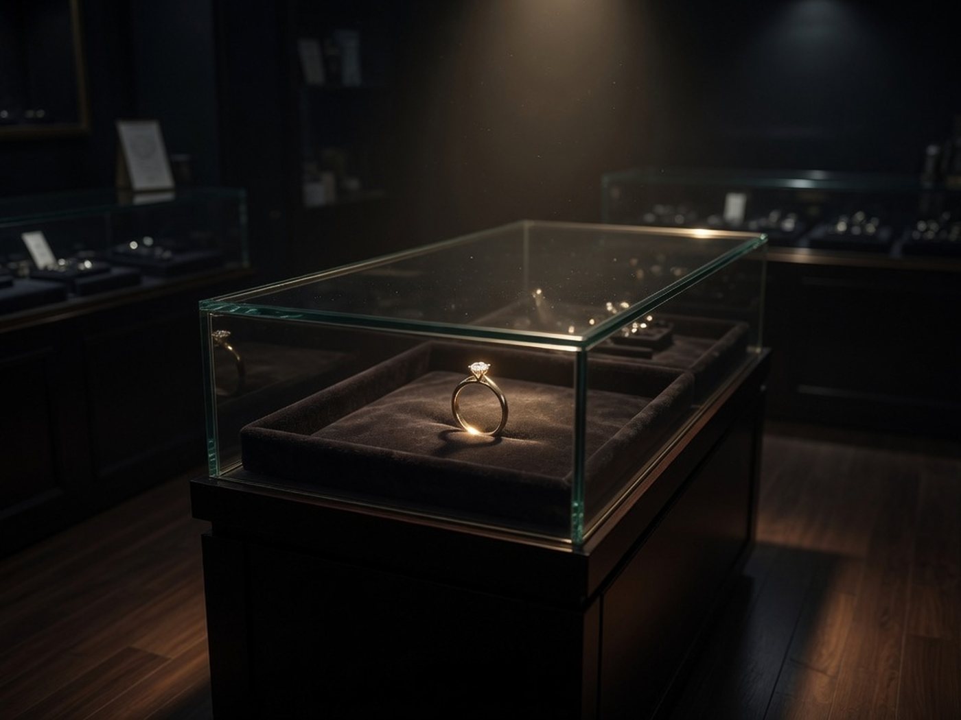 Mostrador de muestra, Joyería El Brillante